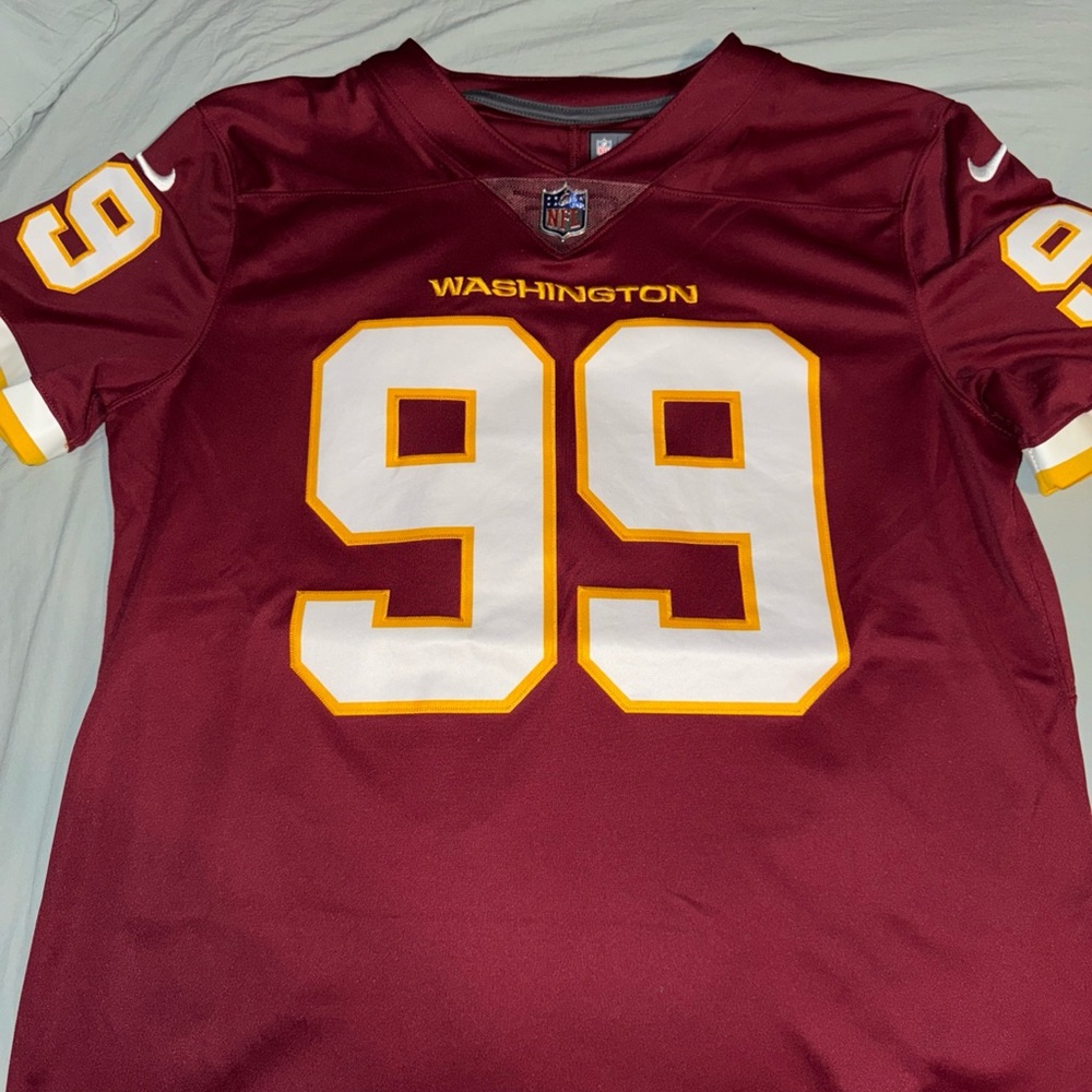 Nike Burgundy and Gold Men's Jersey
